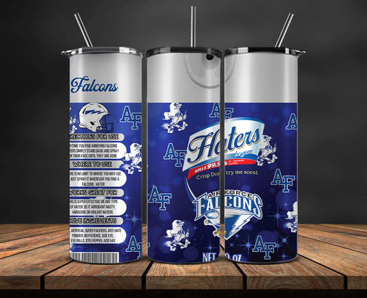 Air Force Falcon s Haters BeGone Tumbler Wrap, College Haters BeGone Tumbler Png 44