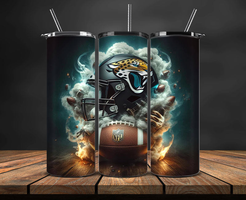 Jacksonville Jaguars Tumbler Wrap, American Football Tumbler PNG -46