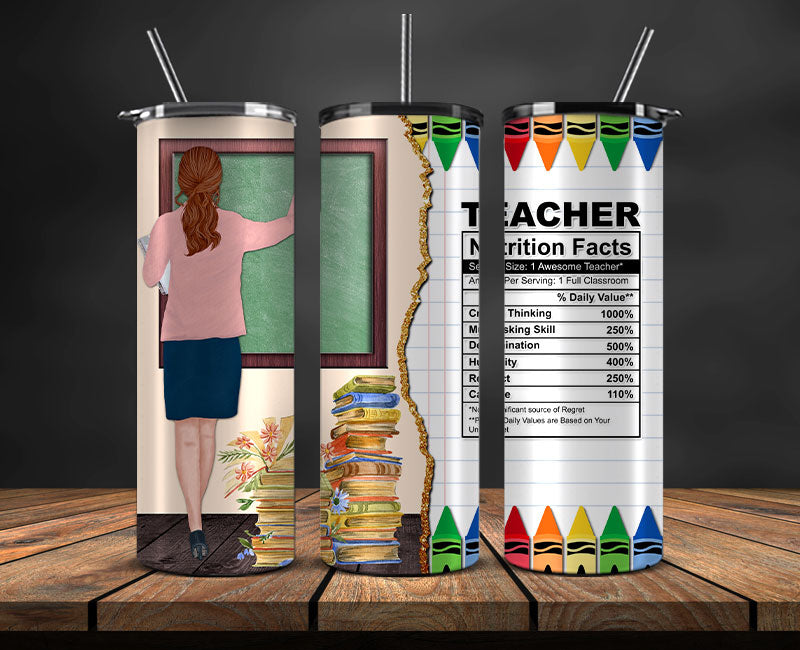 Teacher Tumbler ,Teacher Tumbler PNG, Teacher Tumbler Design Sublimation ,Teacher Tumbler Wrap 48