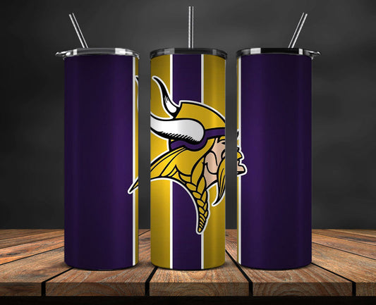 Team Vikings Logo Tumbler 20oz ,NFL Football 20oz LUG- 48