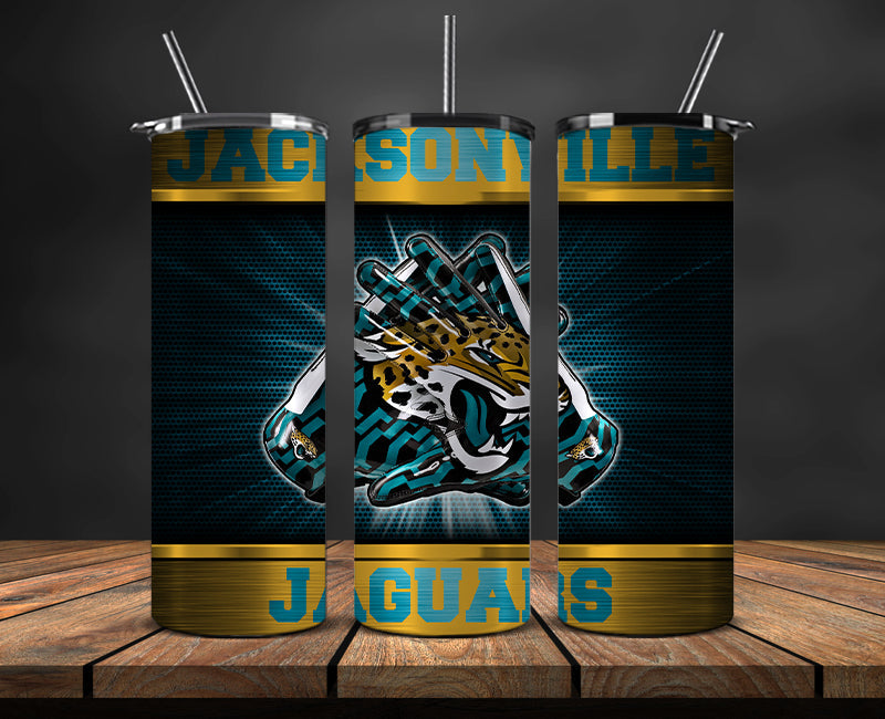 Jacksonville Jaguars Tumbler, Jaguars Logo Tumbler 20oz ,NFL Football 20oz LUG- 48