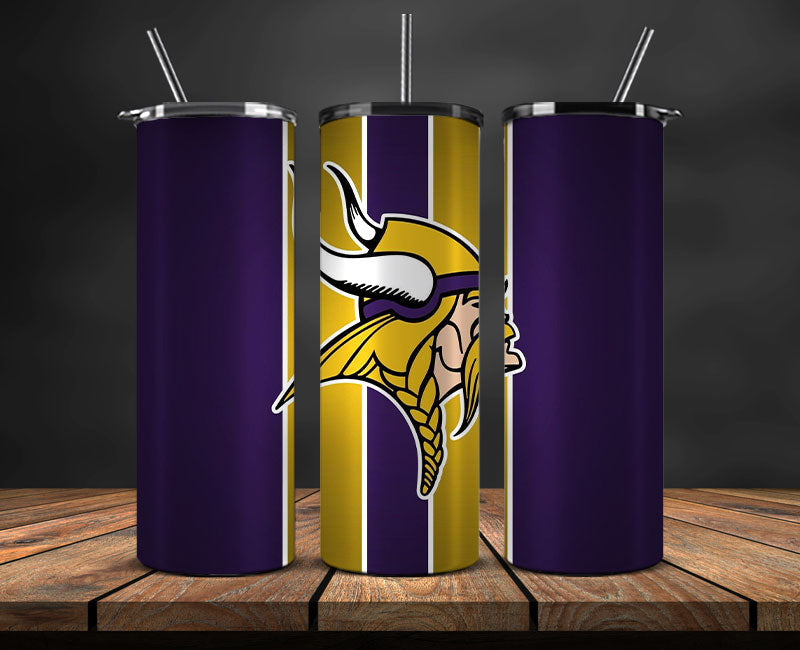 Team Vikings Sports Tumbler , Football Tumbler Wrap 48