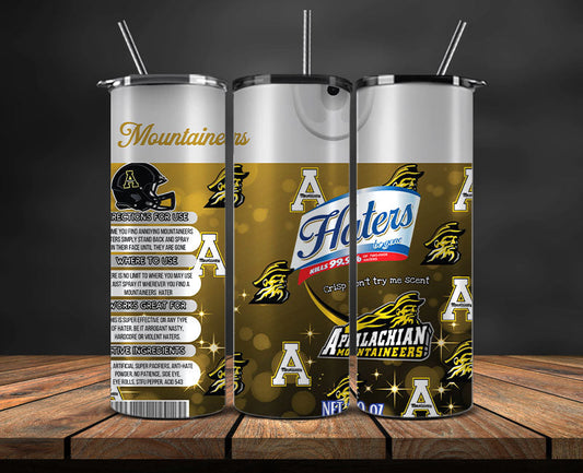 Appalachian Mountaineers Haters BeGone Tumbler Wrap, College Haters BeGone Tumbler Png 48