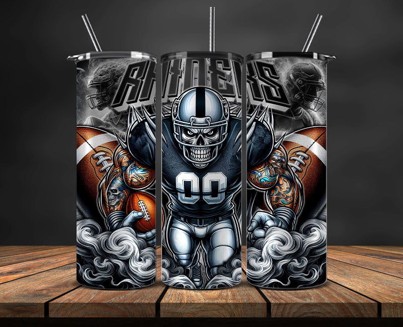 Las Vegas Raiders Tumbler Wrap, NFL Tumbler By AI, AI Tumbler Wrap 49