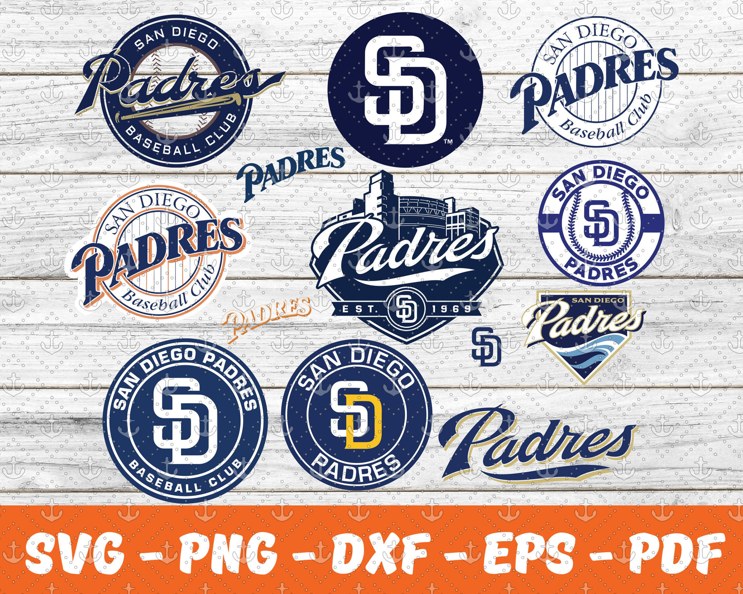 San Diego Padres Svg,Sport Svg , Bundle N C C A Svg 04