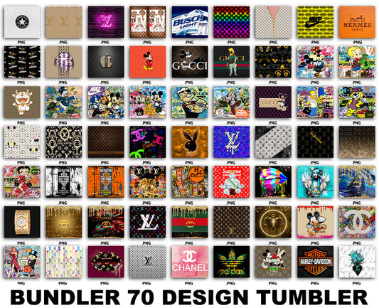 Tumbler Wraps 20 oz, Fashion Luxury Logo Tumbler Wrap Png Bundle, Logo Brand Tumbler , Logo Fashion , Skinny 20oz Sublimation , Tumbler Wrap Bundle Designs 26