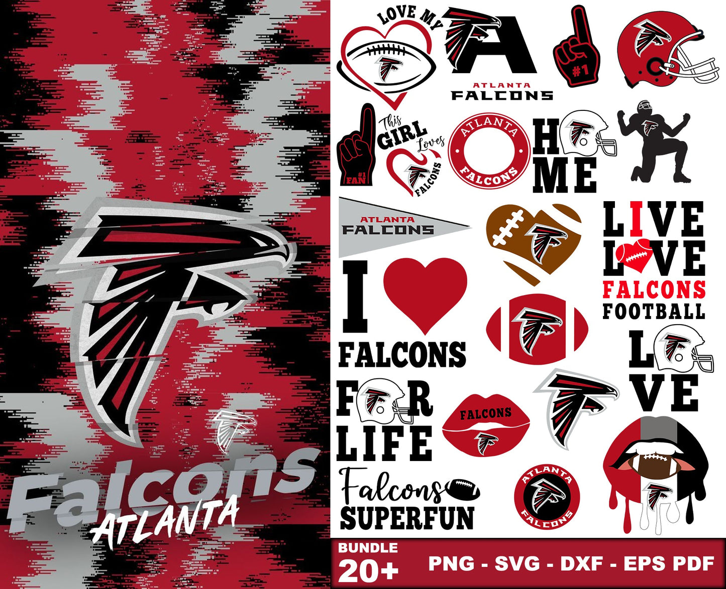 Atlanta Falcons Svg , Football Team Svg 04