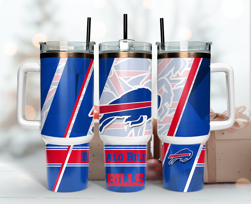 Buffalo Bills 40oz Tumbler,NFL Tumbler 40oz , 40oz Tumbler Sublimation Png , 40oz Tumbler Wrap 70