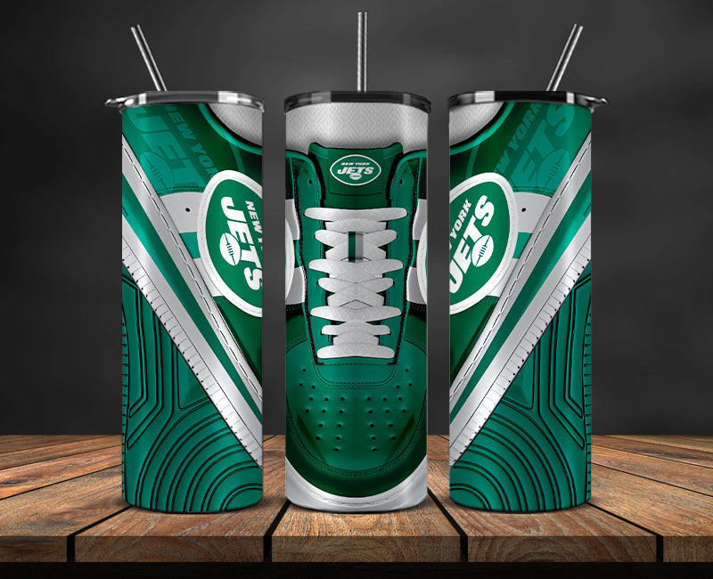 New York Jets Tumbler Wrap, NFL Sneaker Tumbler Wrap  04