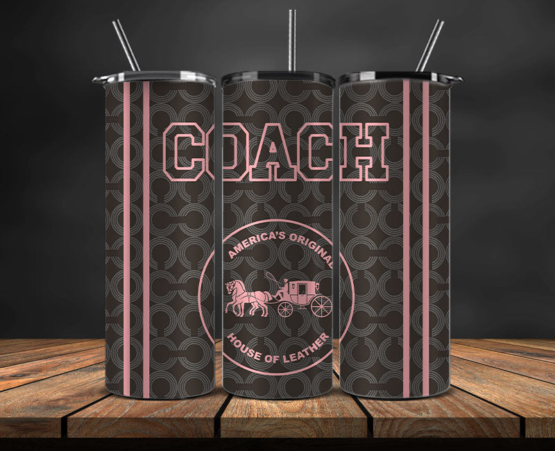 Coach Tumbler Wrap, Coach Tumbler Png ,Luxury Logo Fashion Png 51