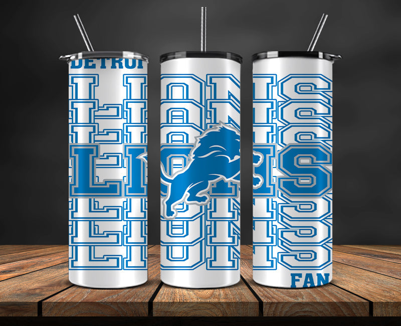 Detroit Lions Tumbler, Detroit Tumbler 20oz ,NFL Football 20oz PUG- 51