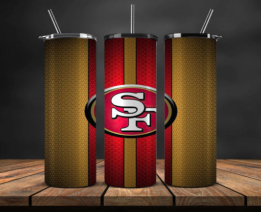 Team San Francisco 49ers Logo Tumbler 20oz ,NFL Football 20oz LUG- 52