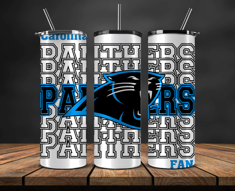 Carolina Panthers Tumbler, Panthers Tumbler 20oz ,NFL Football 20oz PUG- 53