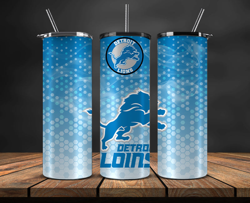 Detroit Lions Tumbler Wrap , Football Wraps, Nfl Smoke Tumbler Wrap 54