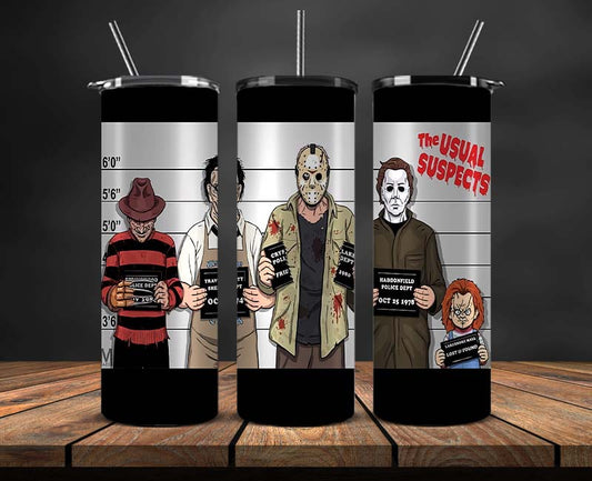 Horror Movies Tumbler Wrap ,Halloween Tumbler Wrap 54