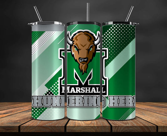 Marshall Thundering Herd Logo 20 oz Tumbler Png ,College Football 20 Oz Tumbler Wrap 54