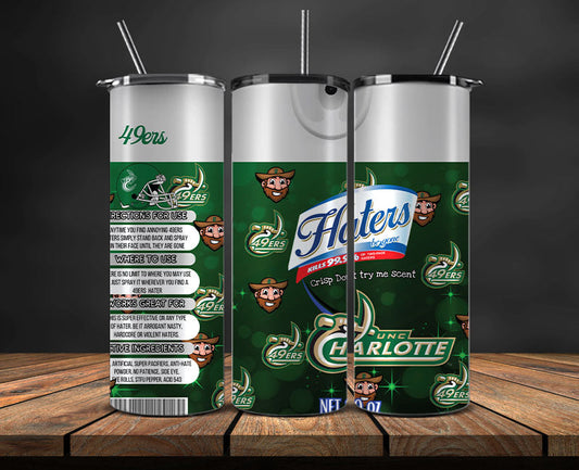 Charlotte 49er s Haters BeGone Tumbler Wrap, College Haters BeGone Tumbler Png 55