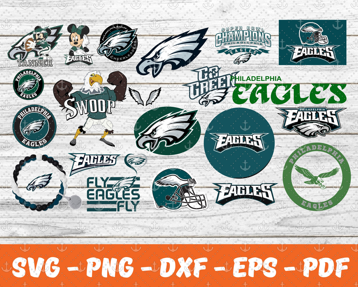 Philadelphia Eagles Bundle Svg, Football Svg ,Sport Svg, Sport Bundle Svg 56