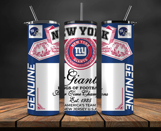 New York Giants  Tumbler Wrap,Vintage Budweise Tumbler Wrap DS 56