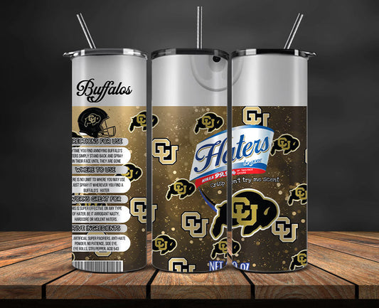 Colorado Buffaloes Haters BeGone Tumbler Wrap, College Haters BeGone Tumbler Png 57