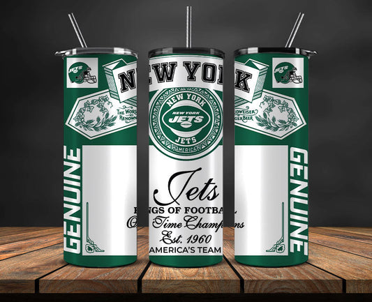 New York Jets Tumbler Wrap,Vintage Budweise Tumbler Wrap DS 57