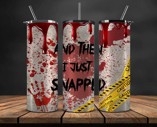 Horror Movies Tumbler Wrap ,Halloween Tumbler Wrap 58