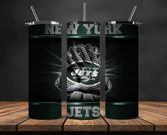 New York Jets Tumbler, NY Jets Logo Tumbler 20oz ,NFL Football 20oz LUG- 58