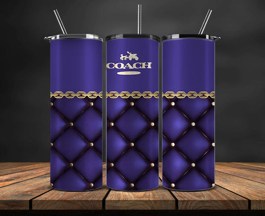 Coach  Tumbler Wrap, Coach Tumbler Png, Coach Logo, Luxury Tumbler Wraps, Logo Fashion  Design 58