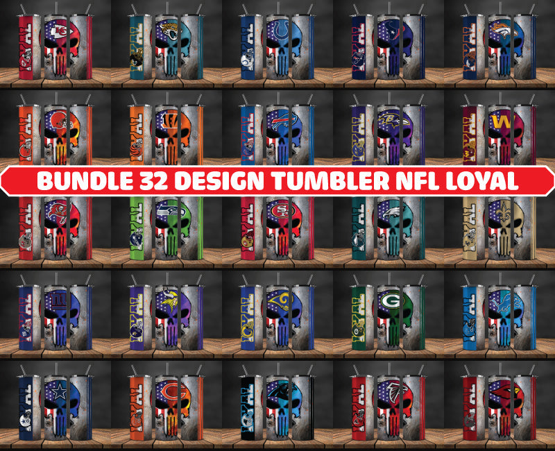 Bundle NFL Logo Tumbler Wrap, Bundle Sport Tumbler 59