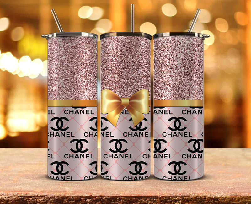 Chanel  Tumbler Wrap, Chanel Tumbler Png, Chanel Logo,Luxury Logo Brand 59