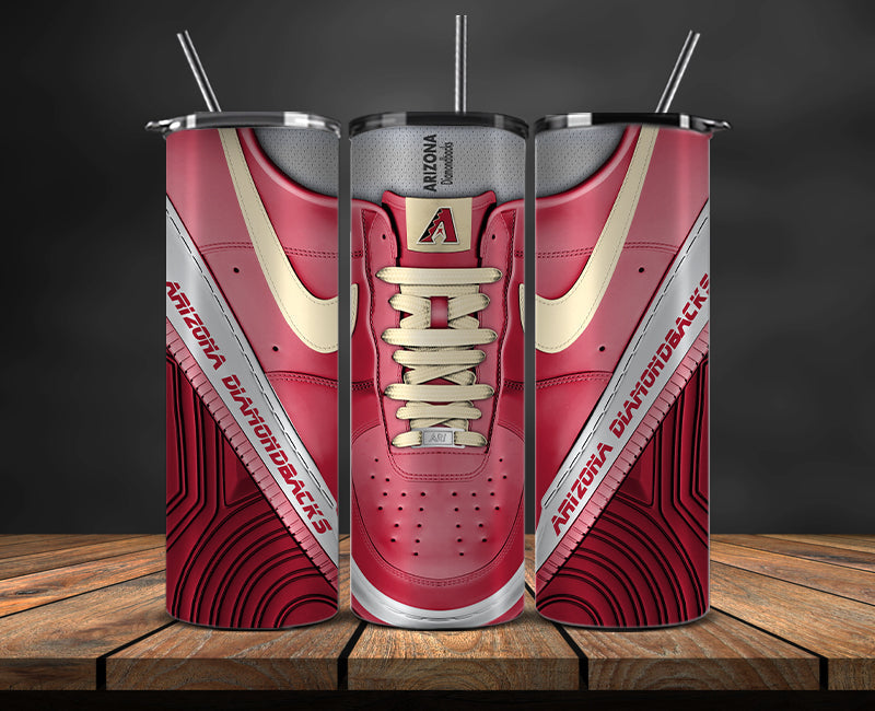 Arizona Diamondbacks Tumbler Wrap, MLB Sneaker Tumbler Wrap 05