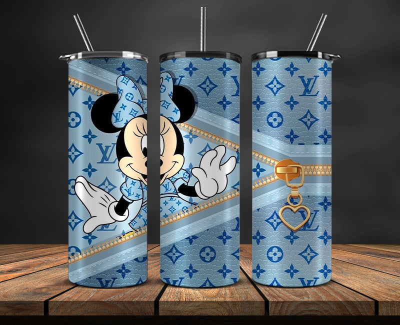 Mickey Logo Fashion Tumbler Designs, Brand Logo Tumbler Wrap New 05