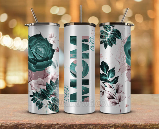 Mother's Day Tumbler Wrap Png, Mom Tumbler, Mother Tumbler,Mother's Day Skinny Tumbler 05