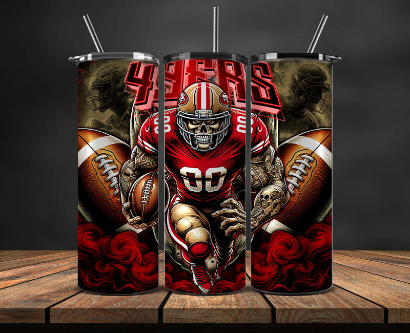 San Francisco ers Tumbler Wrap, NFL Tumbler By AI, AI Tumbler Wrap 60