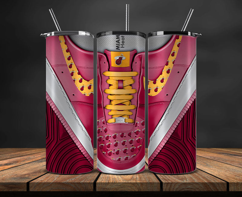 Miami Heat Tumbler Wrap, NBA Sneaker Tumbler Wrap 60