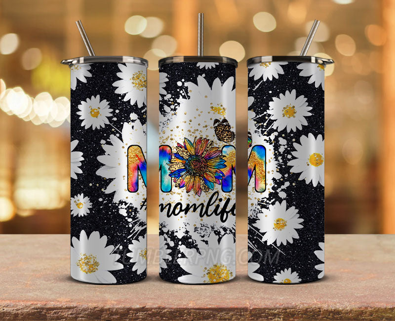 Mother's Day Tumbler Wrap Png, Mom Tumbler, Mother Tumbler,Mother's Day Skinny Tumbler 63
