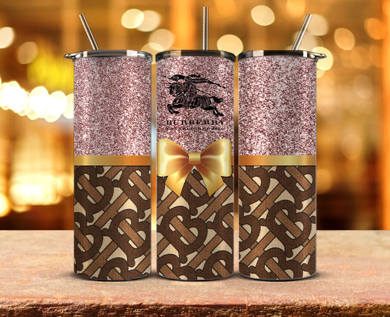 Burberry Tumbler Wrap, Burberry Tumbler Png, Burberry Logo,Luxury Logo Brand 63