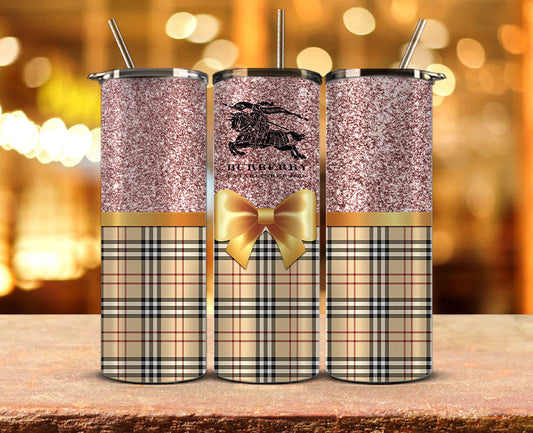 Burberry Tumbler Wrap, Burberry Tumbler Png, Burberry Logo,Luxury Logo Brand 64