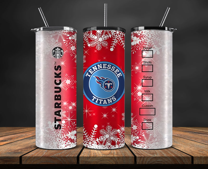 Tennessee Titans Christmas Tumbler 20oz,NFL Merry Christmas 20oz, NFL Christmas Tumbler 20oz 64