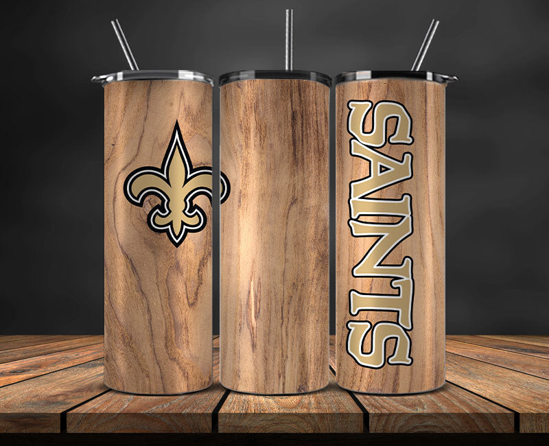 New Orleans Saints Tumbler Wrap, NFL Logo Tumbler Png, NFL Design Png-65