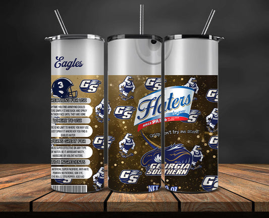 Georgia Southern Eagle s Haters BeGone Tumbler Wrap, College Haters BeGone Tumbler Png 65