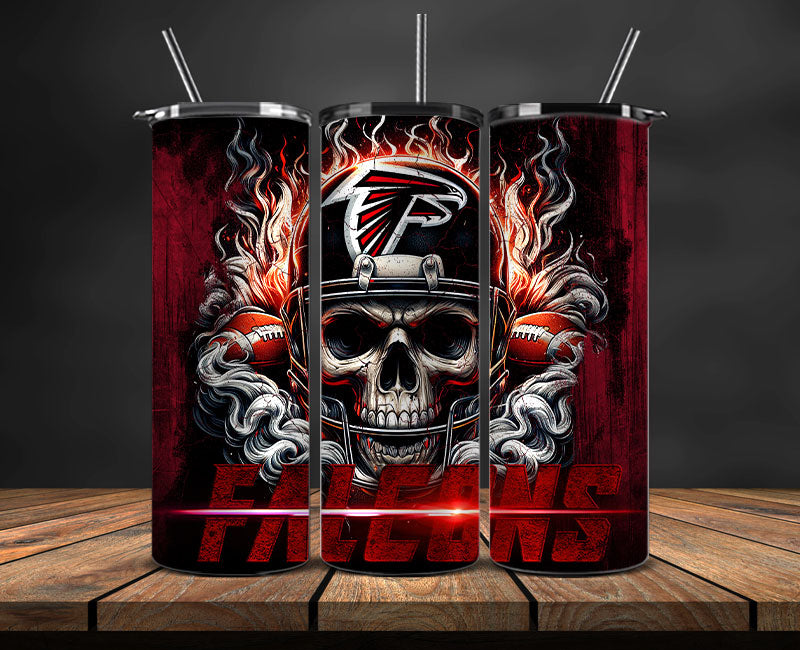 Atlanta Falcons Tumbler Wrap,NFL Tumbler By AI, AI Tumbler Design 66