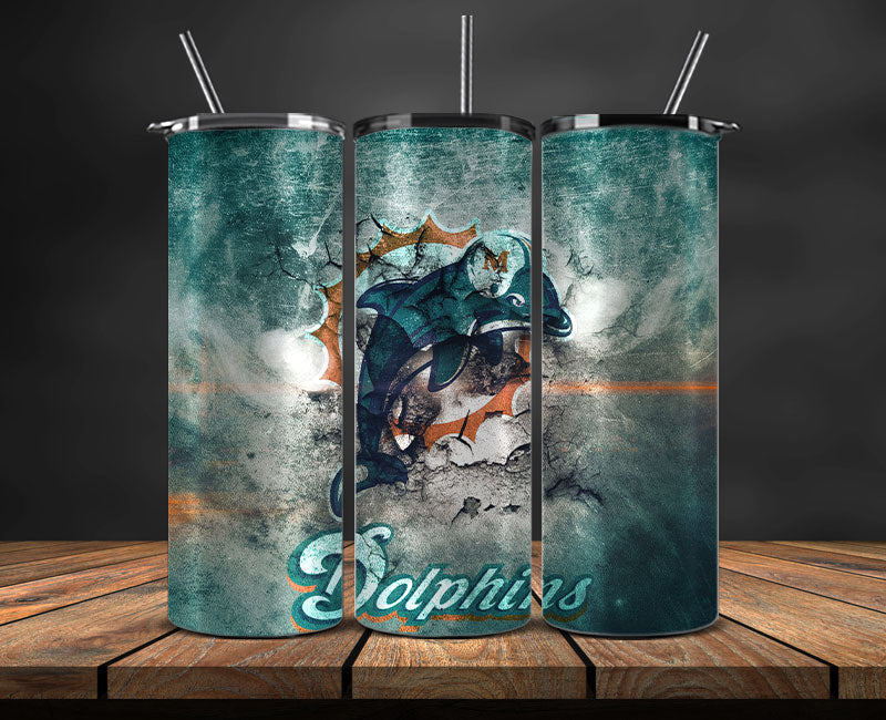 Miami Dolphins Tumbler Wrap, Logo Tumbler Wrap DS-66