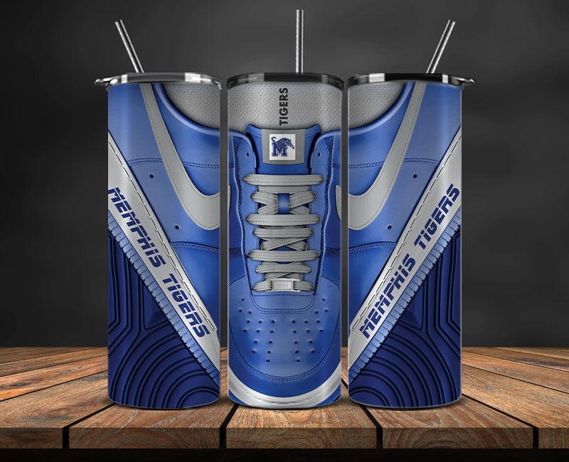 Memphis Tigers Sneaker Tumbler Wrap , College Sneaker Tumbler Wrap 66