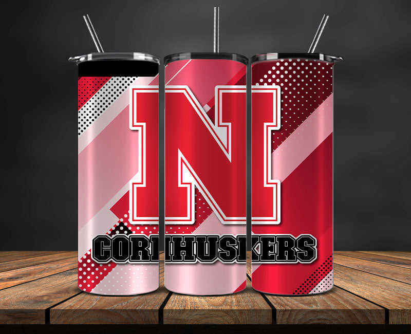 Nebraska Cornhuskers Logo 20 oz Tumbler Png ,College Football 20 Oz Tumbler Wrap 67