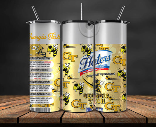 Georgia Tech Haters BeGone Tumbler Wrap, College Haters BeGone Tumbler Png 67