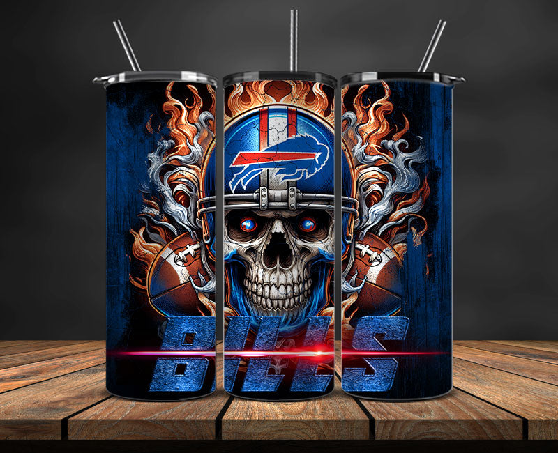 Buffalo Bills Tumbler Wrap,NFL Tumbler By AI, AI Tumbler Design 68