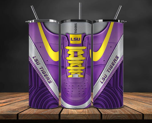 Lsu Tigers Sneaker Tumbler Wrap , College Sneaker Tumbler Wrap 68