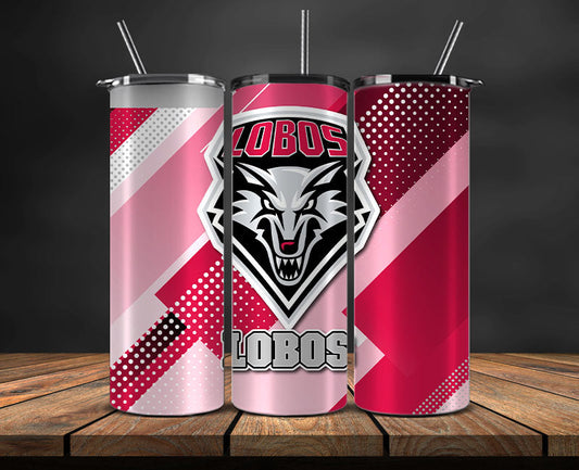 New Mexico Lobos Logo 20 oz Tumbler Png ,College Football 20 Oz Tumbler Wrap 69