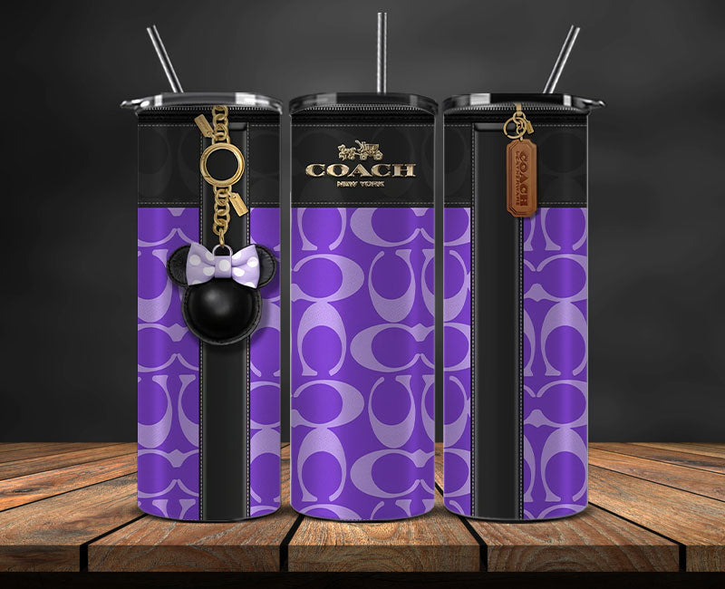 Coach  Tumbler Wrap, Coach Tumbler Png, Coach Logo, Luxury Tumbler Wraps, Logo Fashion  Design 69